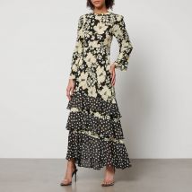 Rixo Johanne Floral-Print Silk-Crepe Maxi Dress - S/UK 10