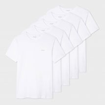 Paul Smith Loungewear Five-Pack Organic Cotton-Jersey T-Shirts - M