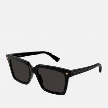 Bottega Veneta Acetate Rectangular-Frame Sunglasses