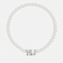 Marc Jacobs Balloon Faux Pearl Silver-Tone Necklace - XS/S