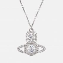 Vivienne Westwood Norabelle Silver-Tone Cubic Zirconia Necklace