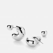 Jenny Bird Tome Silver-Plated Medium Hoop Earrings