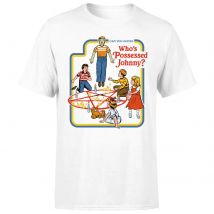 Steven Rhodes Who's Possessed Johnny Unisex T-Shirt - White - XXL - Weiß