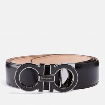 Ferragamo Gancini Leather Belt - 95cm