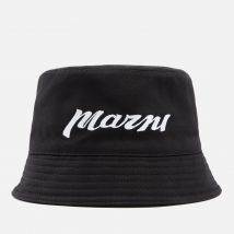 Marni Logo Cotton-Twill Bucket Hat - L