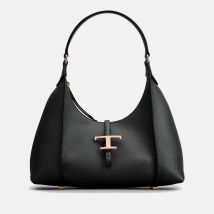 Tod's T Timeless Small Leather Hobo Bag