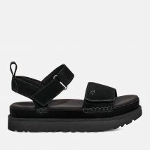 UGG Women's Goldenstar Suede Flatform Sandals - UK 4