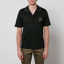 NN.07 Henry Embroidered Linen Shirt - XL