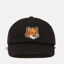 Maison Kitsuné Large Fox Head Cotton-Twill Cap