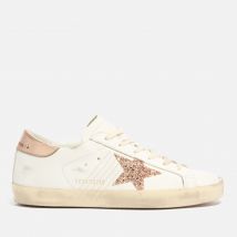 Golden Goose Women's Superstar Distressed Leather Trainers - UK 4