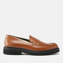 Vinny's Men's Richee Leather Penny Loafers - UK 7