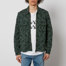 Corridor Floral Embroidered Denim Jacket - XL