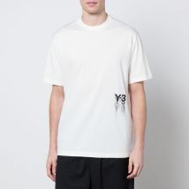 Y-3 GFX Logo-Print Cotton-Jersey T-Shirt - L