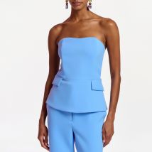 Essentiel Antwerp Faith Woven Bustier Top - UK 8