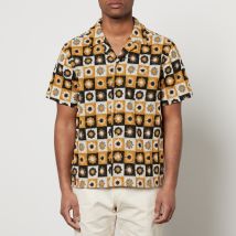 Percival Sour Patch Crocheted Cuban Shirt - L