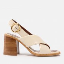 See By Chloé Women's Lyna Leather Heeled Sandals - 7