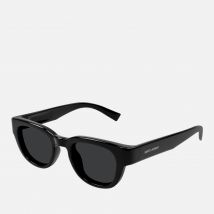Saint Laurent Paris New Wave Acetate Round-Frame Sunglasses