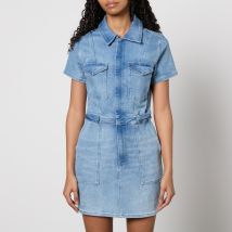 Good American Fit For Success Stretch-Denim Mini Dress - US 2/UK 6