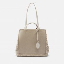 Tod's Large Canvas and Jacquard Tote Bag