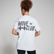 T-Shirt Oversize Move Club da MP - Light Grey Marl - XXL-XXXL