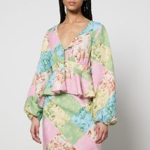 Kitri Irene Toile De Jouy Lyocell-Blend Top - UK 6