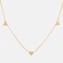 Astrid & Miyu Heart Charm 18K Gold-Plated Sterling Silver Necklace