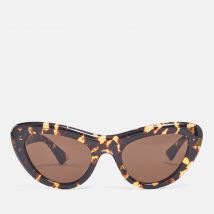 Bottega Veneta Tortoiseshell Acetate Cat-Eye Sunglasses