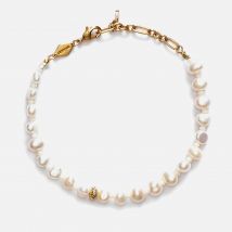 Anni Lu Stellar Pearly 18-Karat Gold Plated and Freshwater Pearl Bracelet