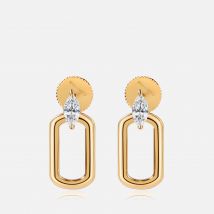 Carat London Tori Gold-Plated Sterling Silver Hoop Earrings