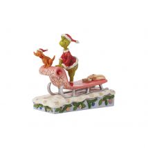 Enesco Grinch & Max on Sleigh Figurine (17cm)
