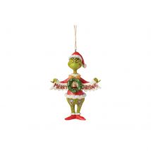 Enesco Grinch with Christmas Banner Hanging Ornament