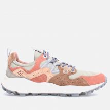 Flower Mountain Women's Yamano 3 Suede and Canvas Trainers - EU 38/UK 5
