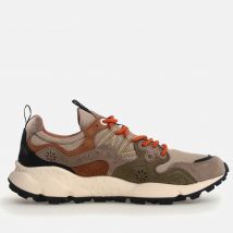 Flower Mountain Unisex Yamano 3 Suede and Mesh Trainers - EU 45/UK 10.5