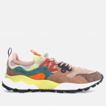 Flower Mountain Unisex Yamano 3 Suede and Canvas Trainers - EU 45/UK 10.5