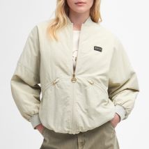 Barbour International Mansell Shell Bomber Jacket - UK 10