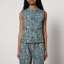 Lollys Laundry Cairo Floral-Print Quilted Cotton Vest - XS