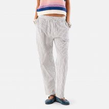 Lollys Laundry Bill Striped Cotton Trousers - XS
