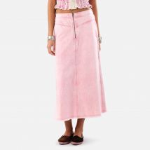 Lollys Laundry Normandie Denim Midi Skirt - S
