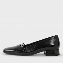 Vagabond Debbi Patent Leather Block Heels - UK 7