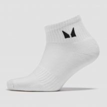 MP Unisex Ankle Socks (1 Pack) - White - UK 6-8
