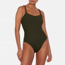 Hunza G Bette Seersucker Swimsuit