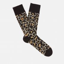 Fred Perry Leopard-Jacquard Cotton-Blend Socks - UK8-UK11