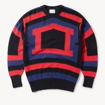ARIES Temple Crocheted Cotton Jumper - S
