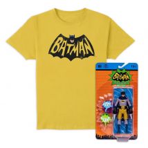 Batman 66 T-Shirt and McFarlane Action Figure Bundle - XXL