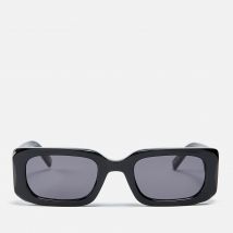 Le Specs Rippled Rebel Acetate Rectangular-Frame Sunglasses