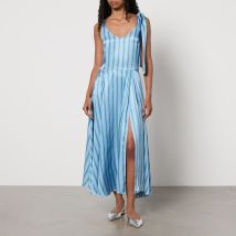 Stella Nova Striped Satin Dress - DK 42/UK 16