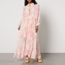Stella Nova Floral-Print Chiffon Dress - DK 36/UK 10