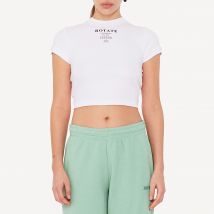 Rotate Sunday Cropped Cotton-Blend Jersey T-Shirt - M