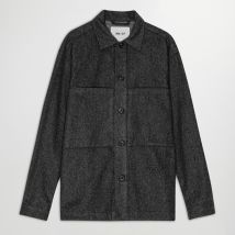 NN.07 Isak Wool-Blend Overshirt - M