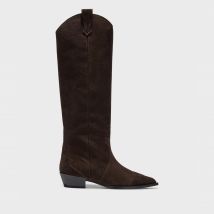 Aeyde Women's Aruna Suede Knee-High Boots - UK 3